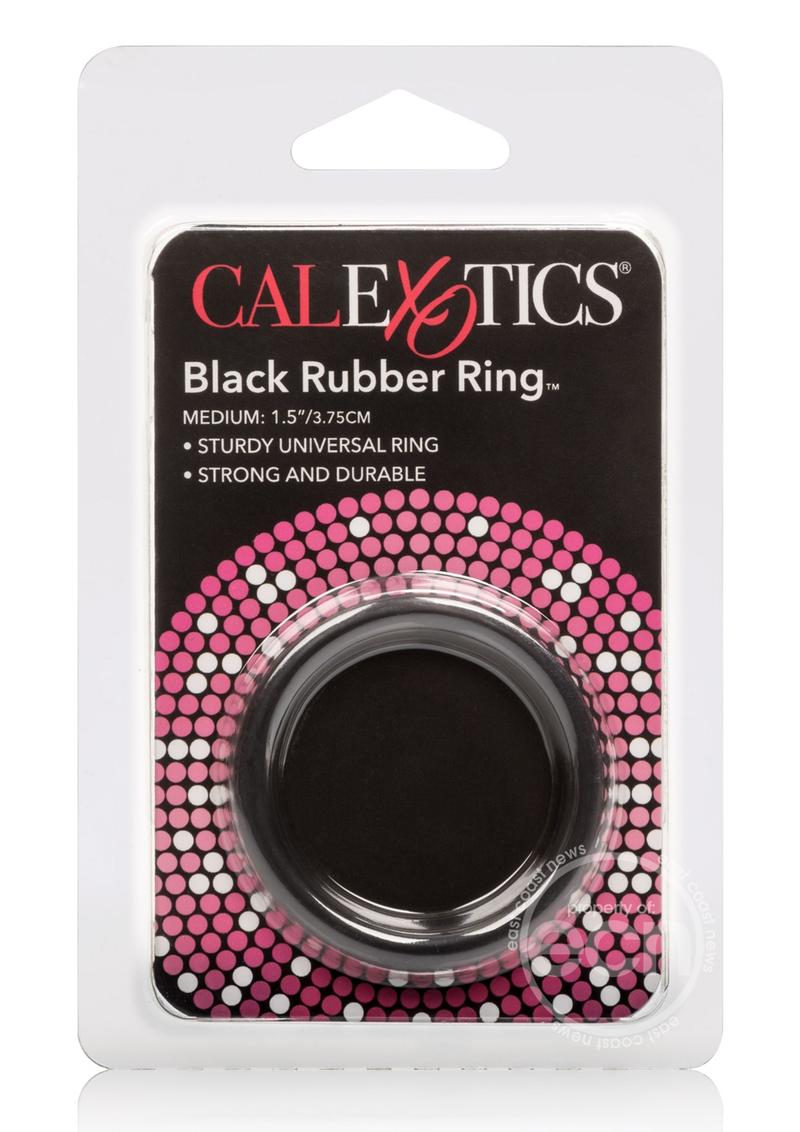 CalExotics Black Rubber Cock Rings