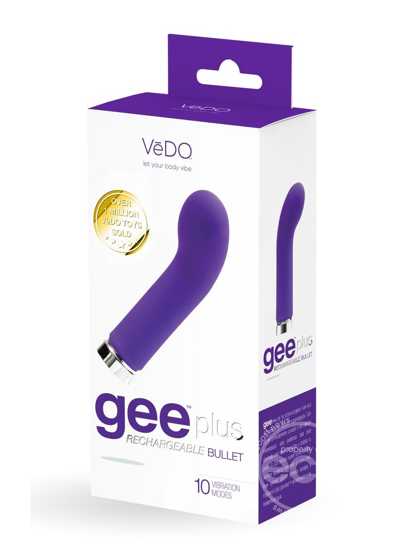 VeDO Gee Plus Rechargeable Silicone Bullet Vibrator