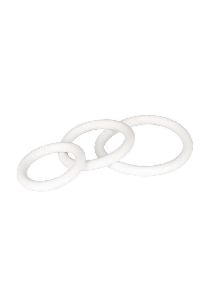 CalExotics Rubber Cock Rings (3 Piece Set)