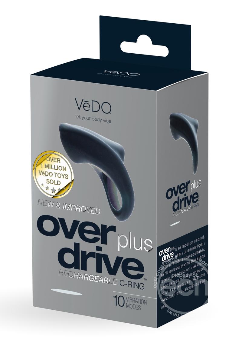 VeDO Overdrive Plus Rechargeable Vibrating Silicone Cock Ring