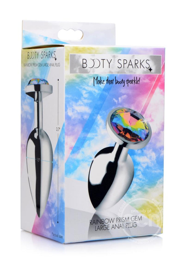 Booty Sparks Rainbow Prism Gem Anal Plug