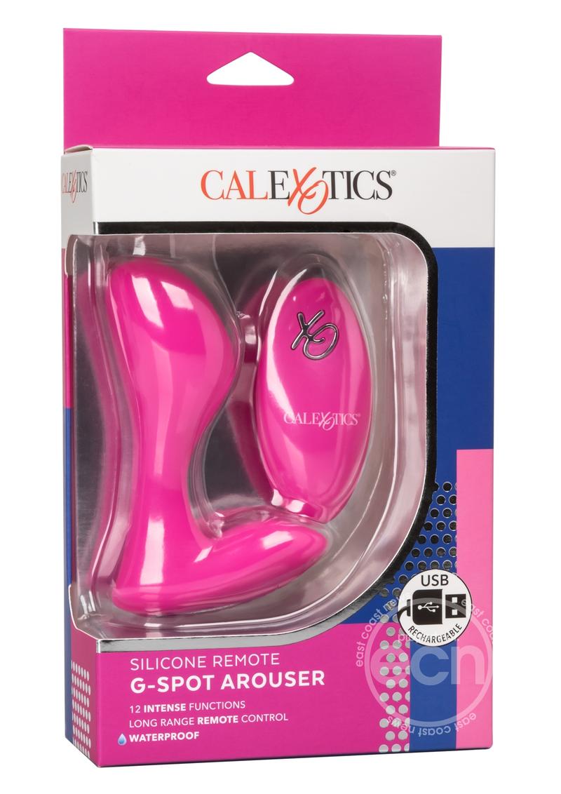 CalExotics Silicone Rechargeable G-Spot Arouser Vibrator with Remote Control