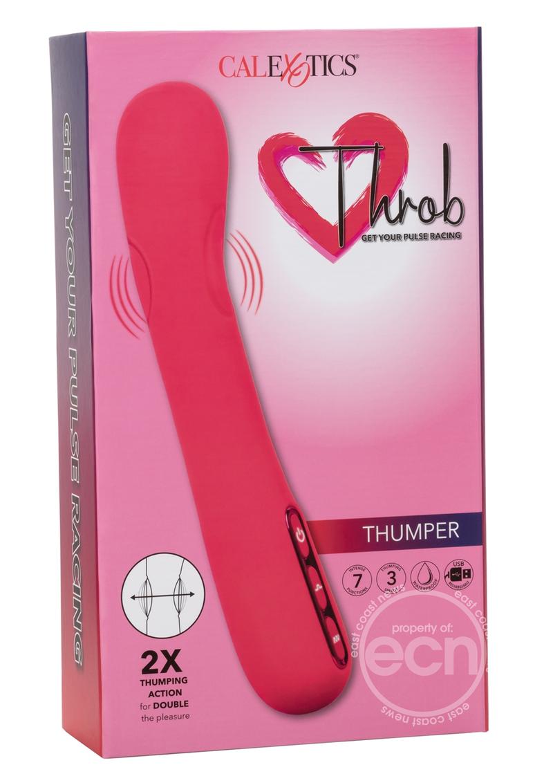 CalExotics Throb Thumper Rechargeable Silicone Vibrator