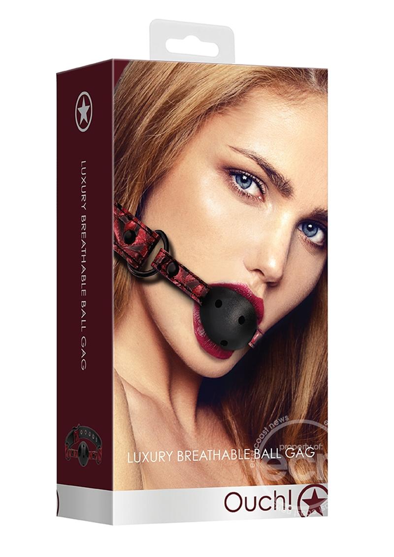 OUCH! Luxury Breathable Ball Gag