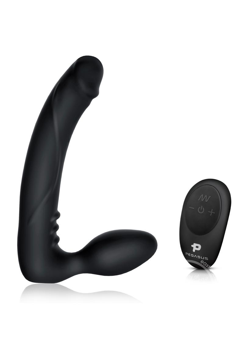 Pegasus Silicone Rechargeable Strapless Strap-On with Remote Control 7in