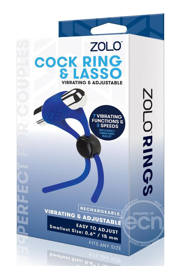 ZOLO Rechargeable Adjustable Silicone Cock Ring