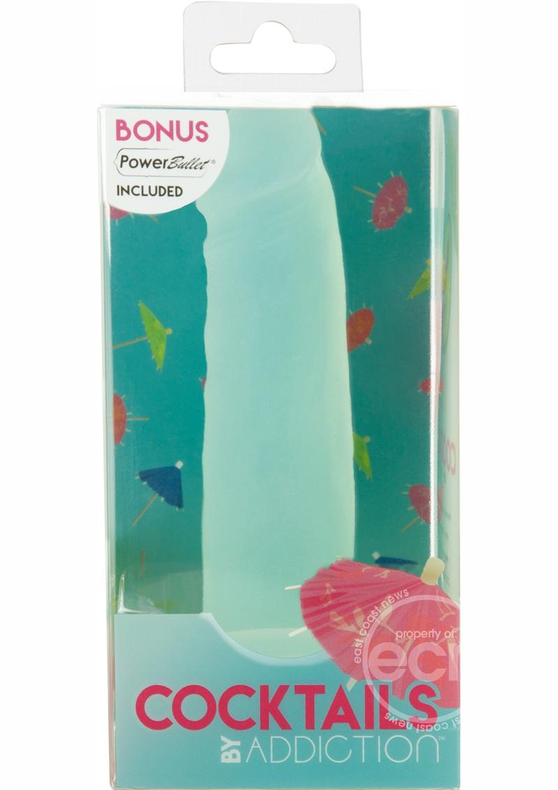 Addiction Cocktails Vibrating Silicone Dildo 5.5in