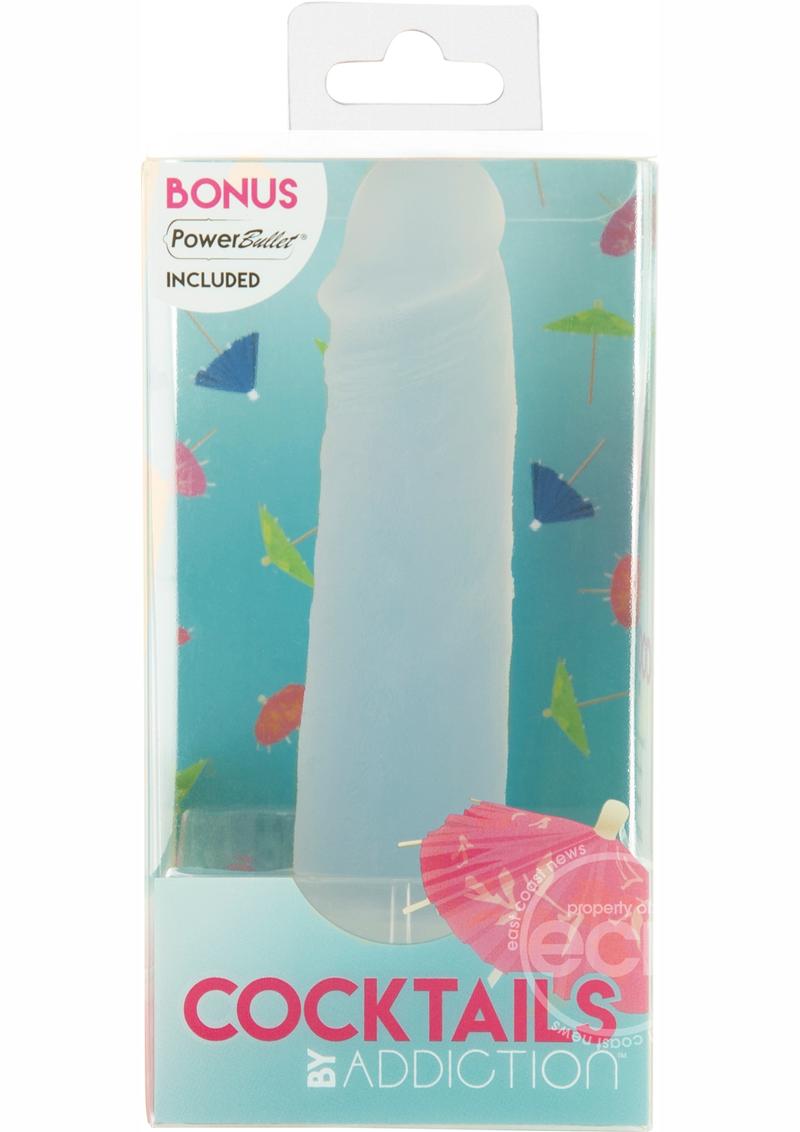 Addiction Cocktails Vibrating Silicone Dildo 5.5in