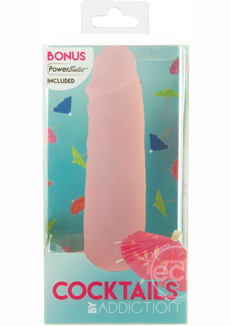 Addiction Cocktails Vibrating Silicone Dildo 5.5in