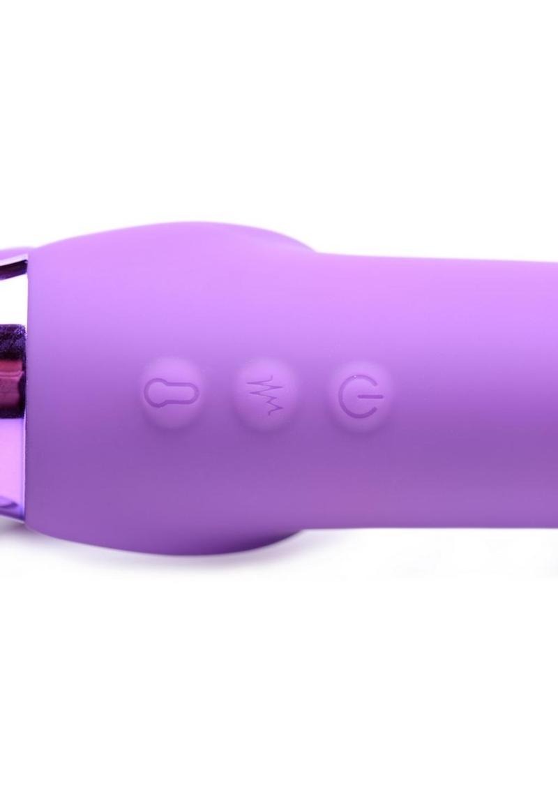Strap U Ergo-Fit G-Pulse Silicone Rechargeable 10X Dual Dildo Strapless Strap-On with Remote Control