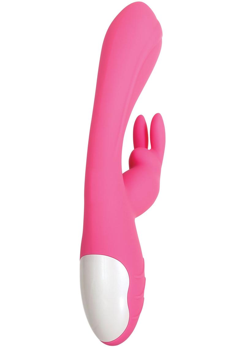 Evolved Bunny Kisses Rechargeable Silicone Rabbit Vibrator