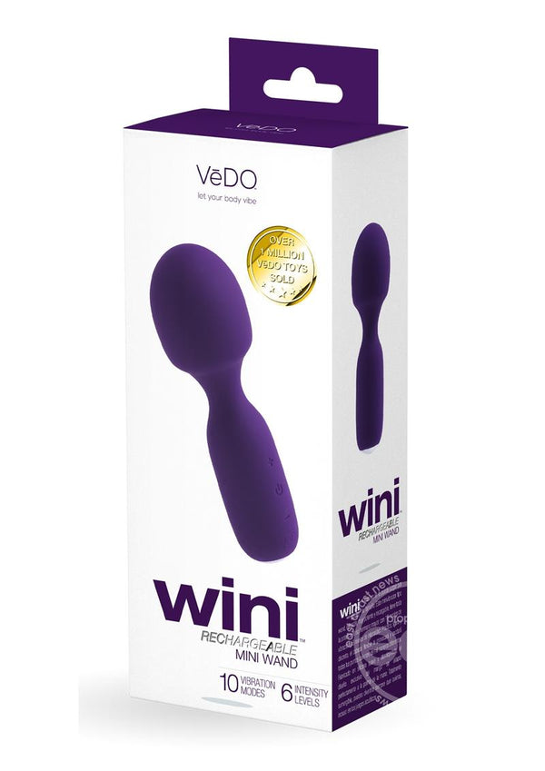 VeDO Wini Silicone Rechargeable Mini Wand Massager