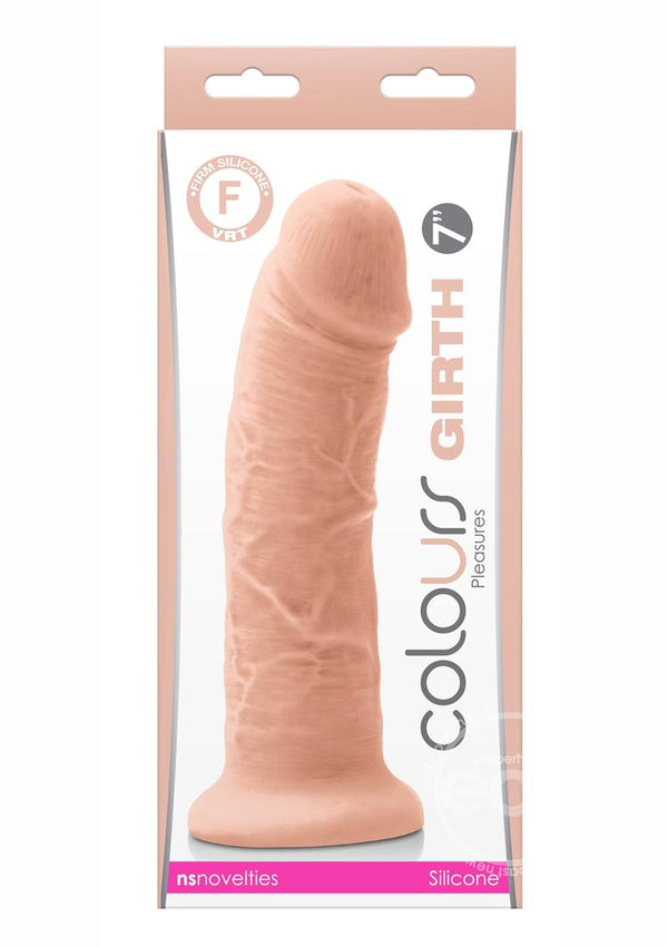 Colours Pleasures Girth Silicone Dildo 7in