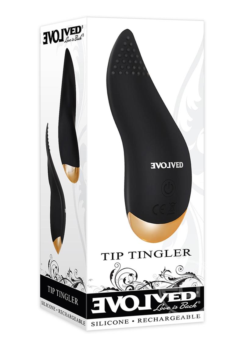 Evolved Tip Tingler Silicone Rechargeable Tongue Shape Vibrator