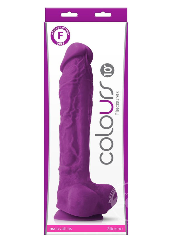 Colours Pleasures Silicone Dildo 10in