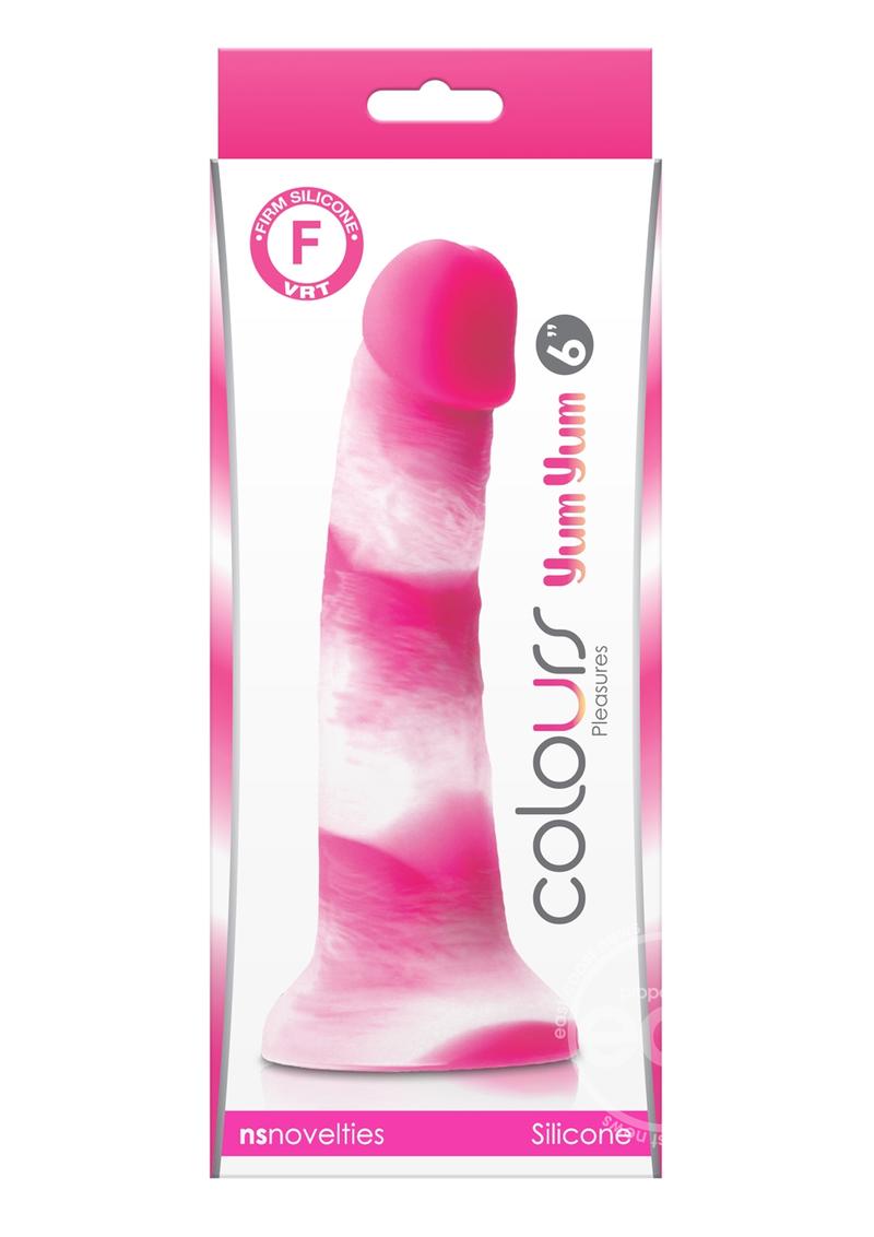 Colours Pleasures Yum Yum Silicone Dildo 6in