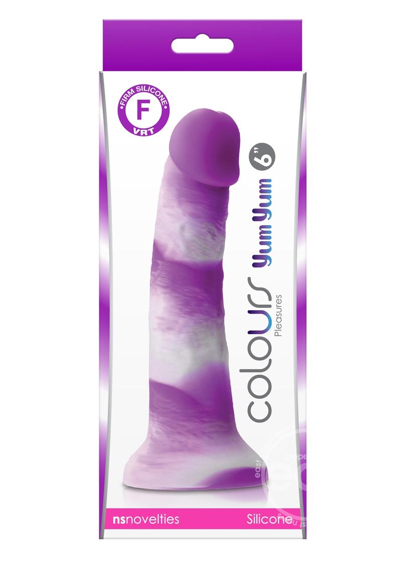 Colours Pleasures Yum Yum Silicone Dildo 6in