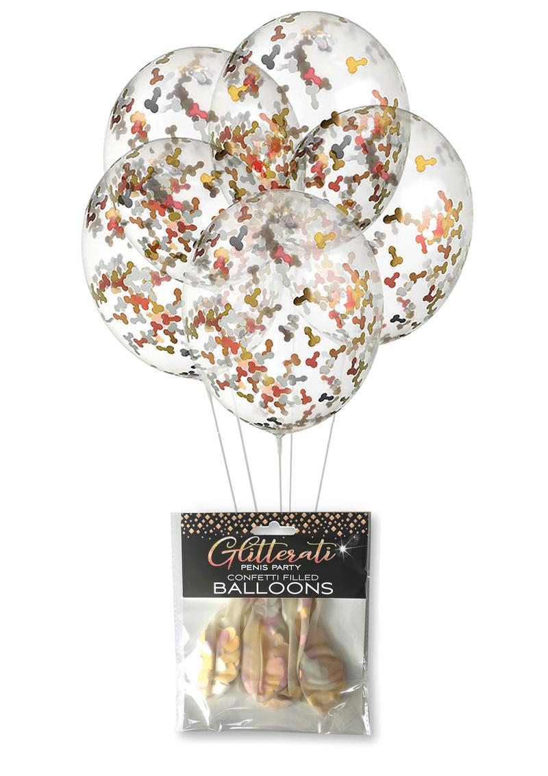Glitterati  Party Confetti Filled Balloons