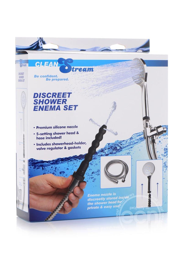 CleanStream Discreet Shower Silicone Enema Set