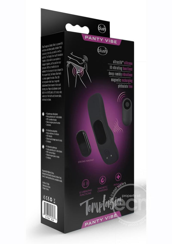 Temptasia Remote Control Silicone Rechargeable Panty Vibe