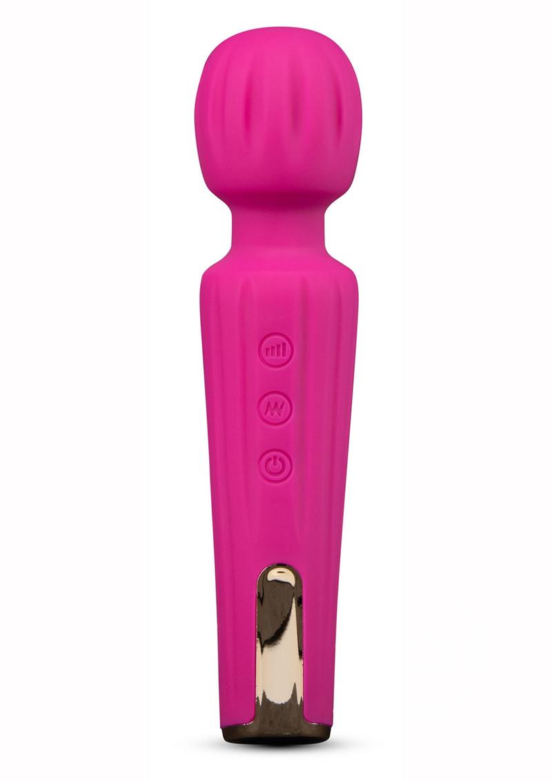 Blush Allana Velvet Rechargeable Silicone Wand Vibrator