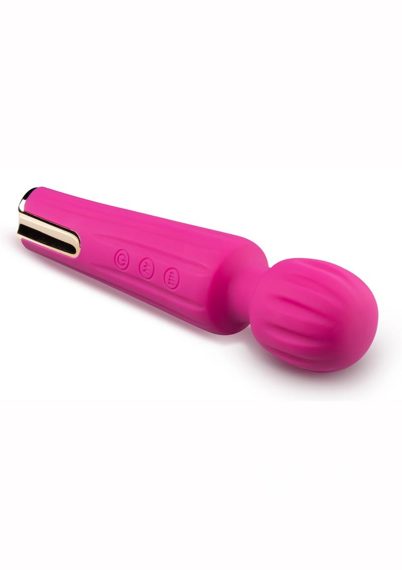 Blush Allana Velvet Rechargeable Silicone Wand Vibrator