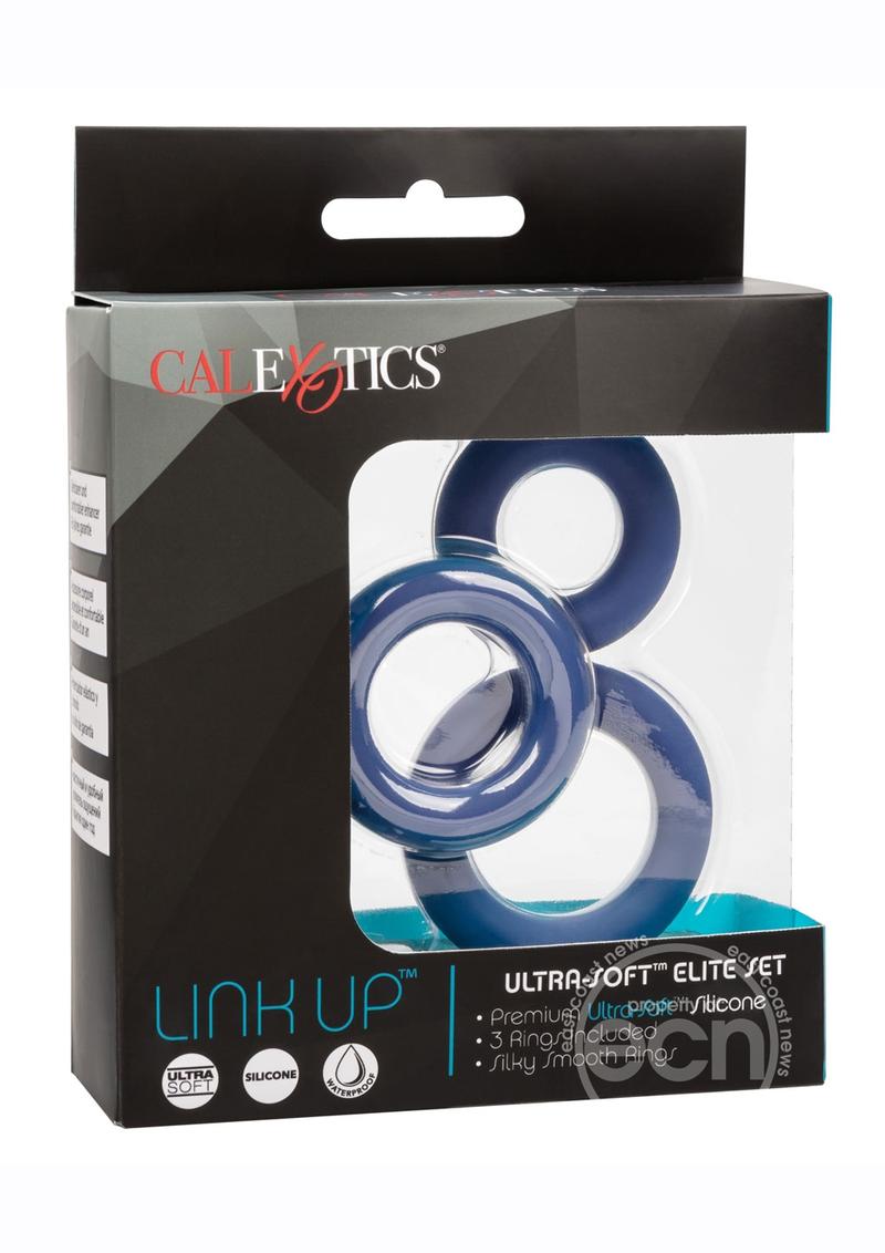 Link Up Ultra Soft Extreme Silicone Cock Ring Set