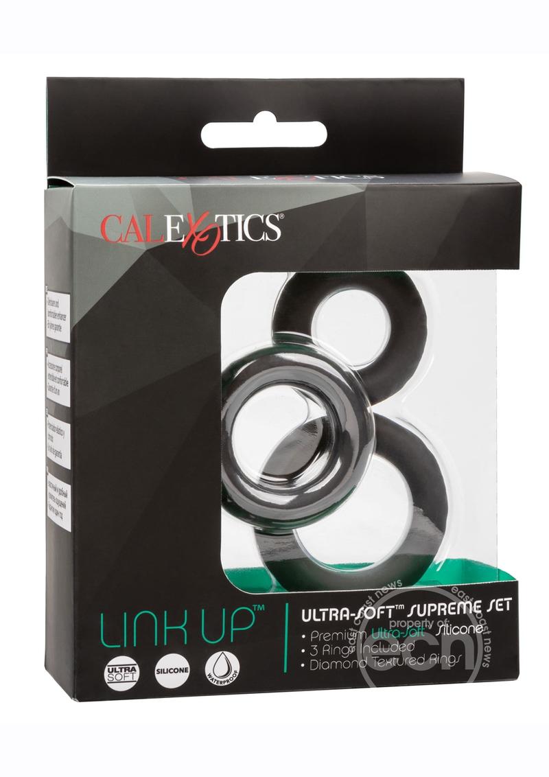 Link Up Ultra Soft Extreme Silicone Cock Ring Set