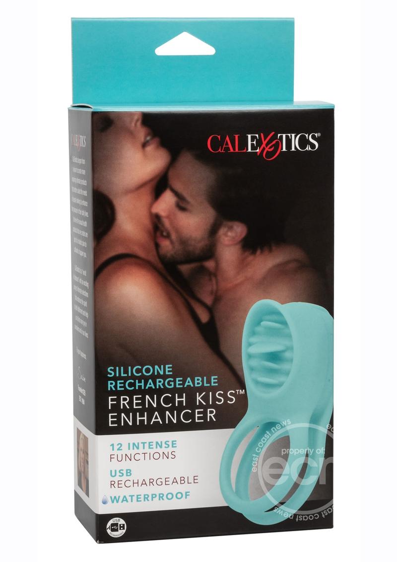 CalExotics French Kiss Enhancer Silicone Rechargeable Cock Ring