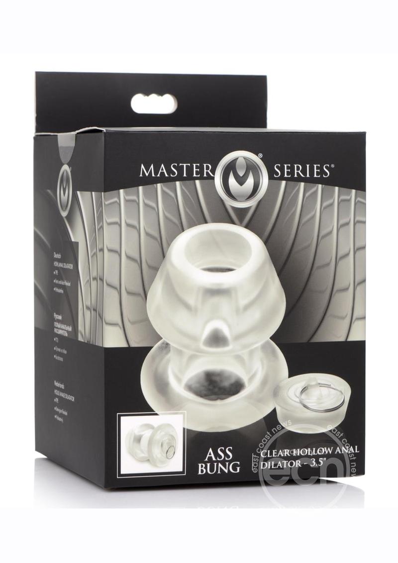 Master Series Ass Bung Clear Hollow Anal Dilator