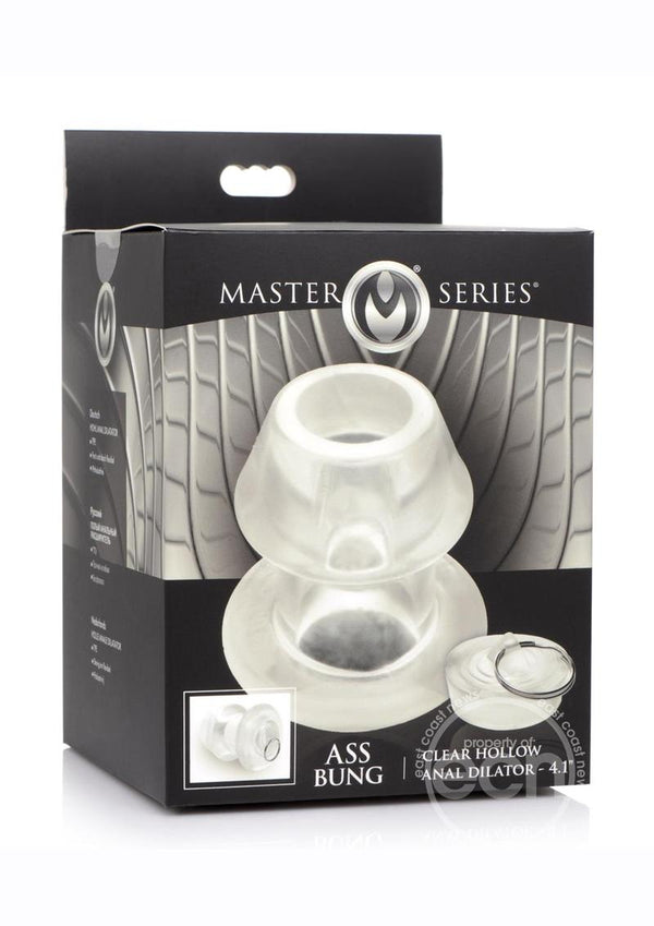 Master Series Ass Bung Clear Hollow Anal Dilator