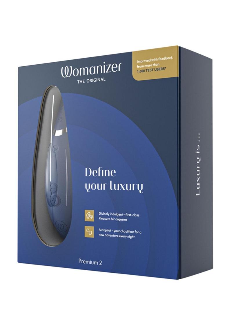 Womanizer Premium 2 Rechargeable Silicone Clitoral Stimulator
