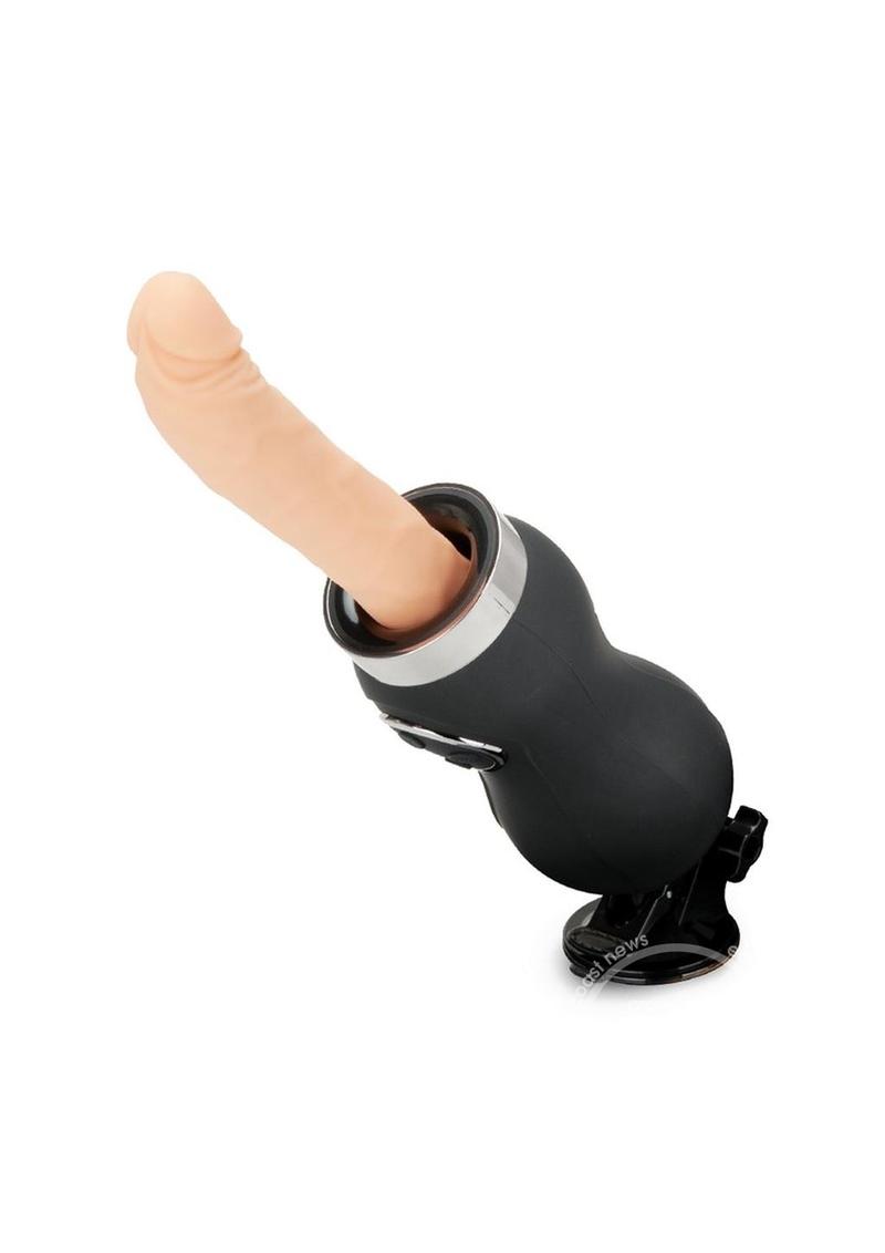 Lux Fetish Thrusting Rechargeable Compact Sex Machine with Remote Control