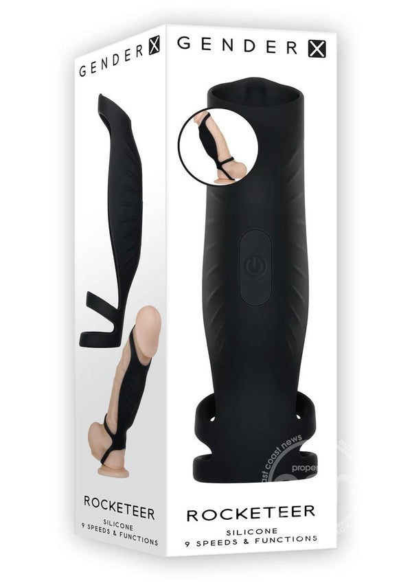 Gender X Rocketeer Rechargeable Silicone Penis Sleeve