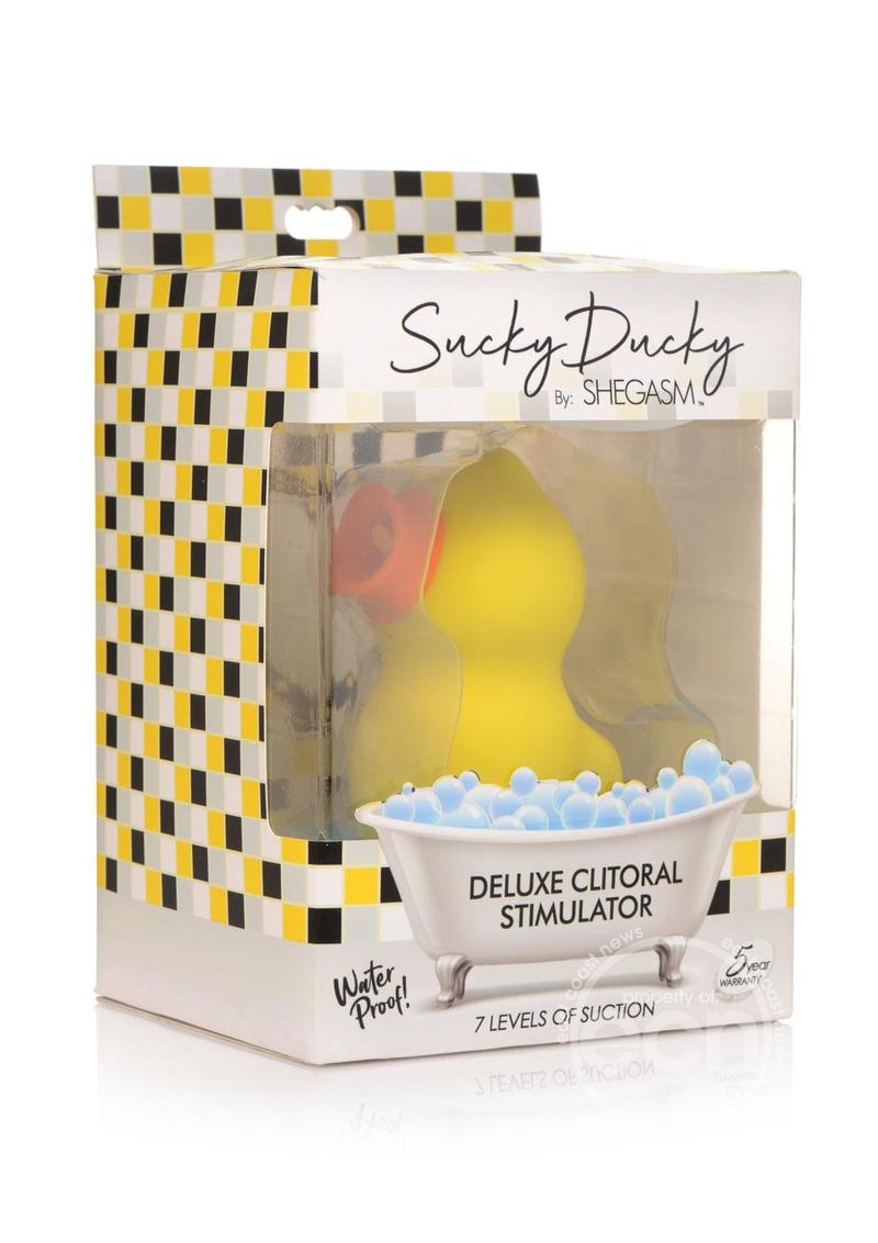 Inmi Sucky Ducky Deluxe Rechargeable Silicone Clitoral Stimulator