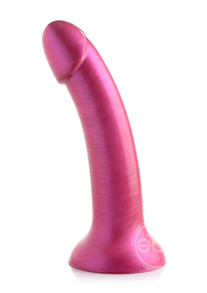 Strap U G-Tastic Metallic Silicone Dildo 7in