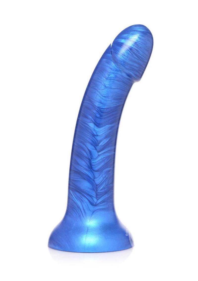 Strap U G-Tastic Metallic Silicone Dildo 7in