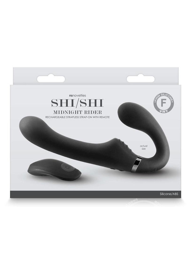 Shi/Shi Mignight Rider Rechargeable Silicone Dual End Strapless Strap-On