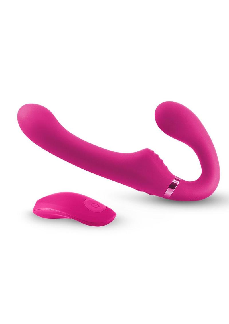 Shi/Shi Mignight Rider Rechargeable Silicone Dual End Strapless Strap-On