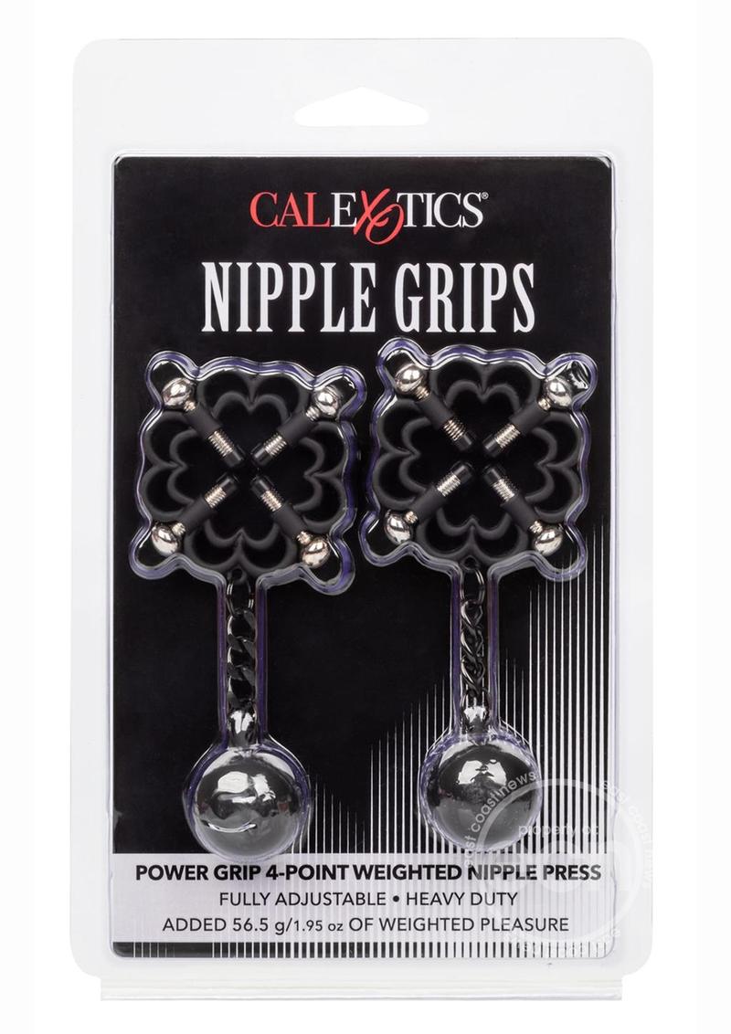 Nipple Grips Power Grip 4-Point Weighted Nipple Press Clamps