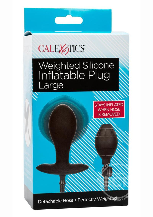 Weighted Silicone Inflatable Plug Large