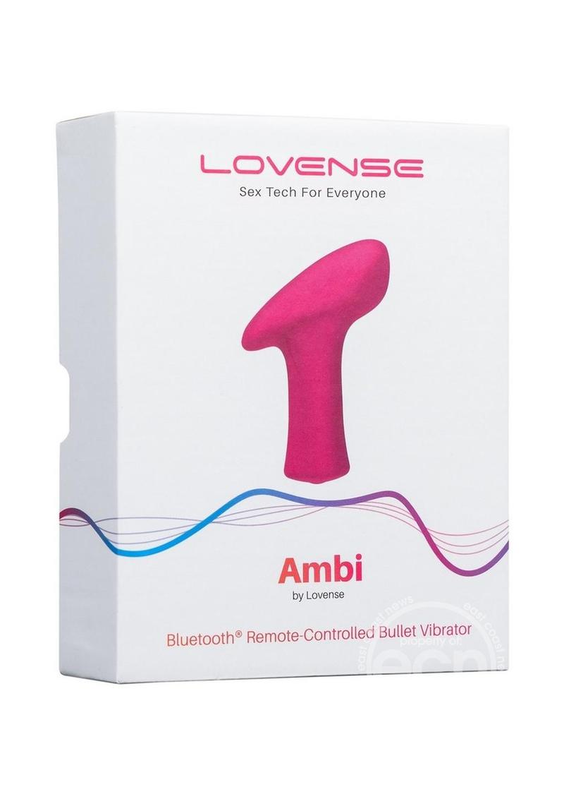 Lovense Ambi Remote Controlled Silicone Bullet Vibrator