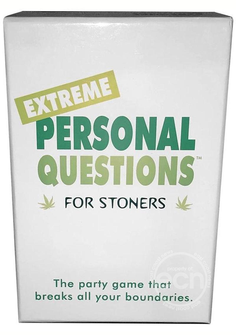 Extreme Personal Questions for Stoners