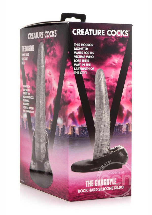 Creature Cocks The Gargoyle Rock Hard Silicone Dildo 9.3in