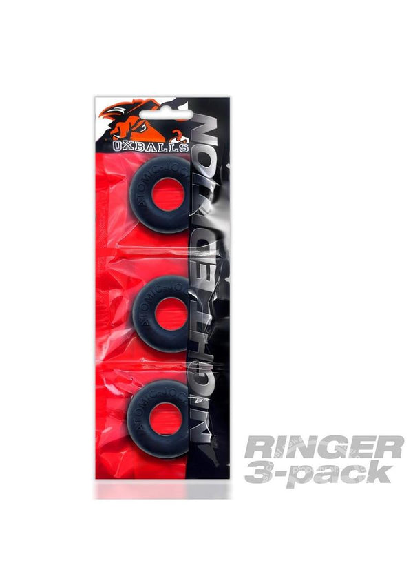 Oxballs Ringer Plus+ Silicone Cock Ring (3 Pack)