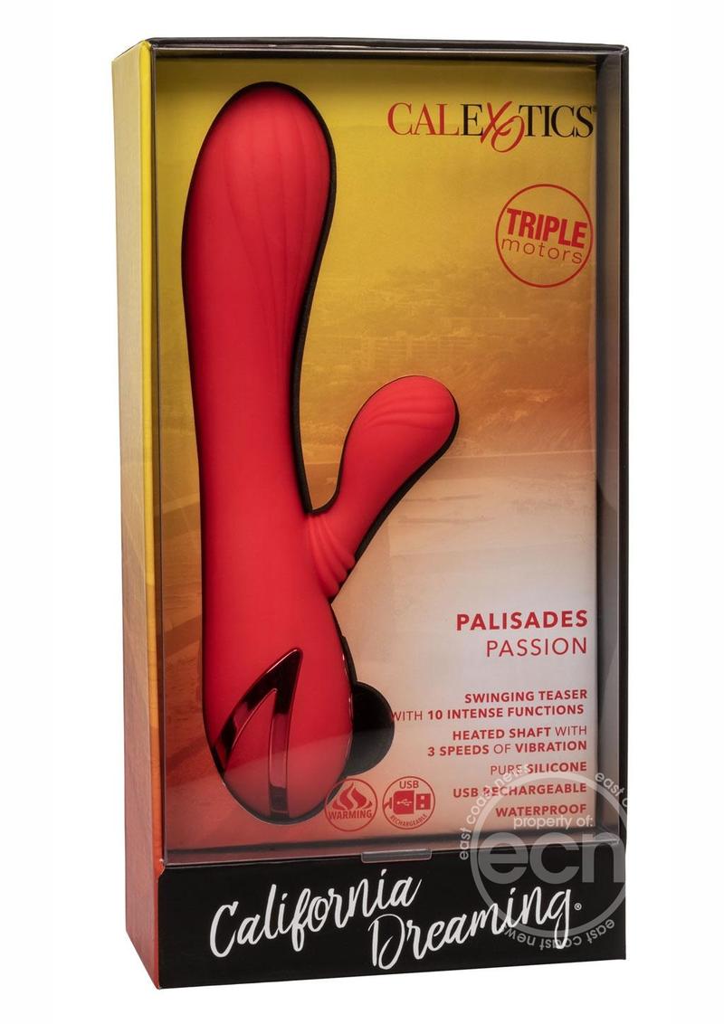 California Dreaming Palisades Passion Rechargeable Silicone Rabbit Vibrator