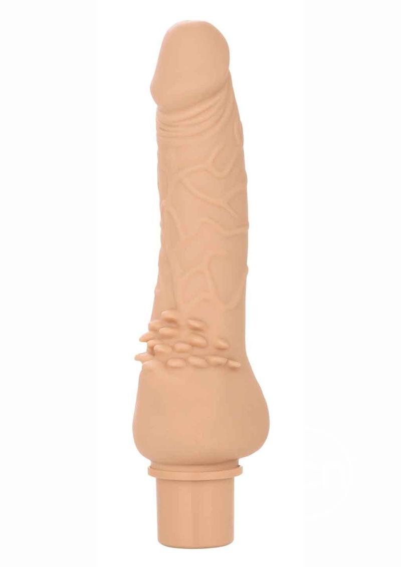 Rechargeable Power Stud Cliterrific Silicone Vibrating Dildo