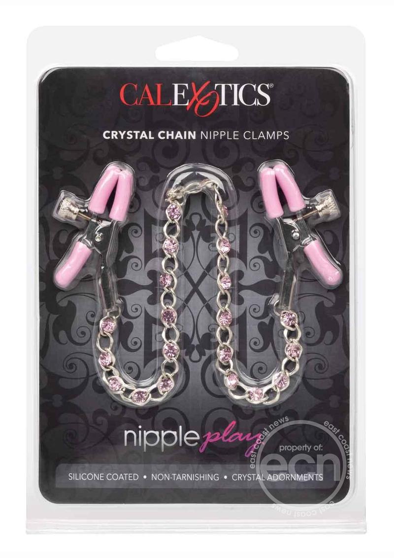 Nipple Play Crystal Chain Nipple Clamps