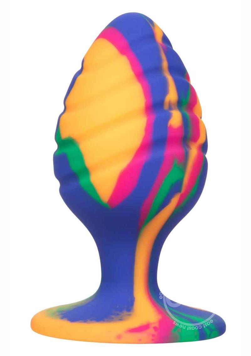 Cheeky Swirl Tie-Dye Silicone Plug