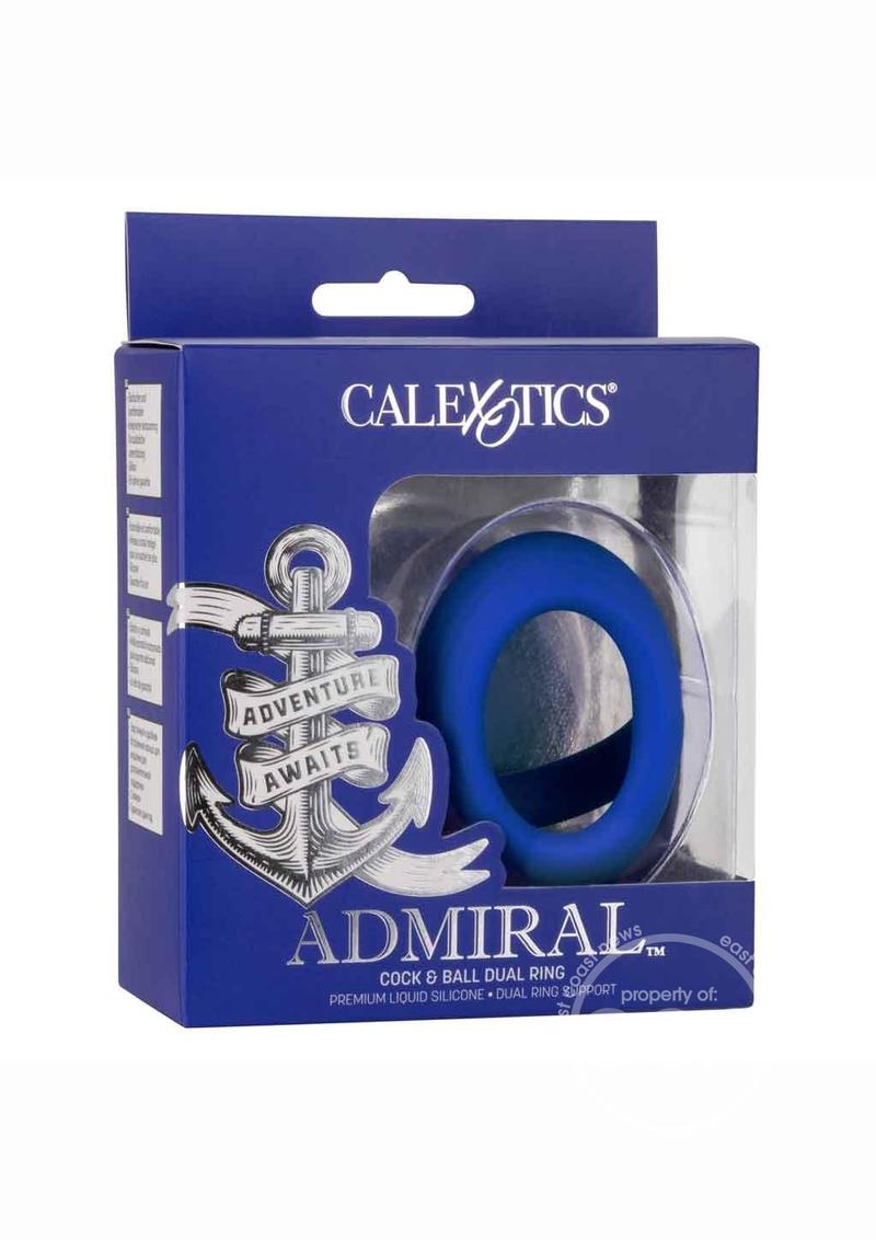 Admiral Cock & Ball Silicone Dual Ring